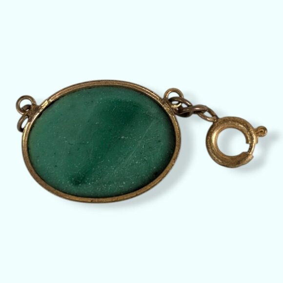 Vintage 1930s Peking Glass Floral Necklace - Picture 3 of 5